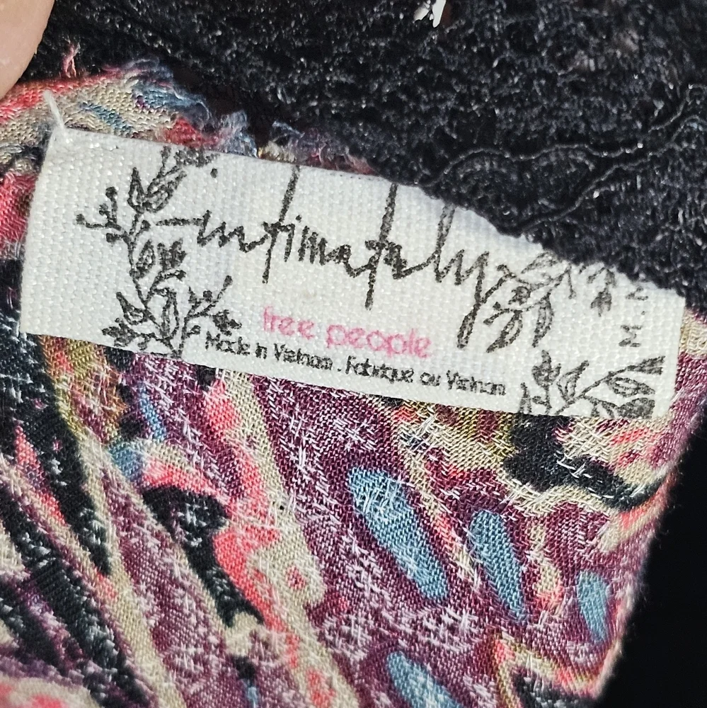 Intimately Free People Marsha Trapeze Swing Slip  Dress Size Medium Whimsigoth - Picture 9 of 12